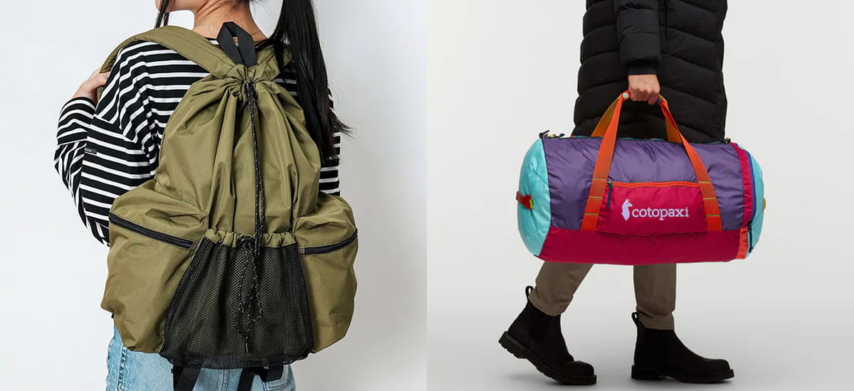 軽量パッカブルバッグ