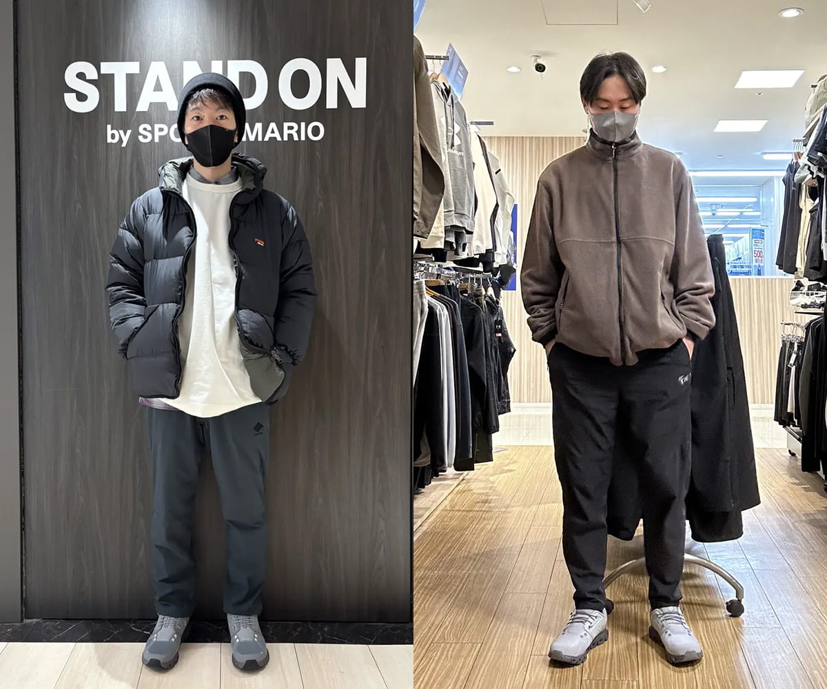 On Cloud 6 メンズコーデ