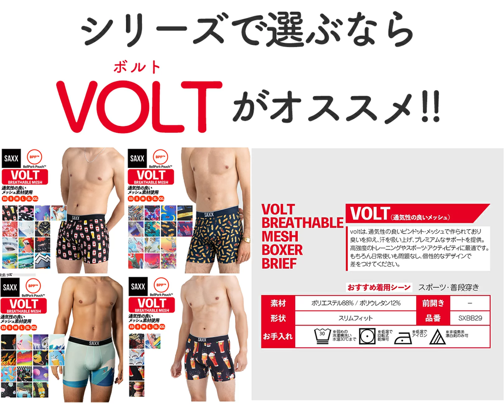 シリーズで選ぶならVOLTがオススメ