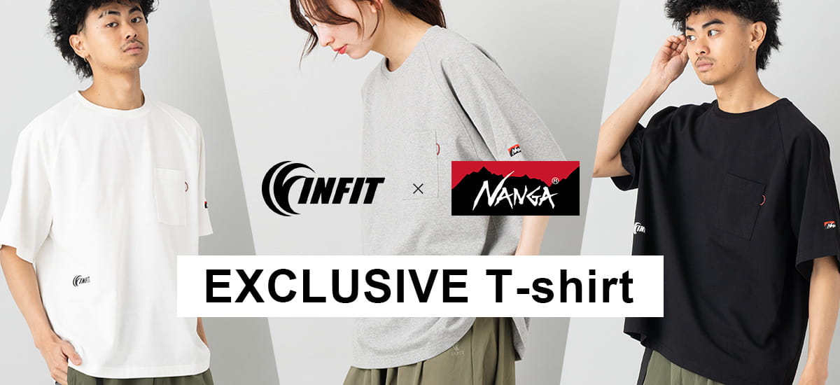 INFIT×NANGA 別注Tシャツ発売中！