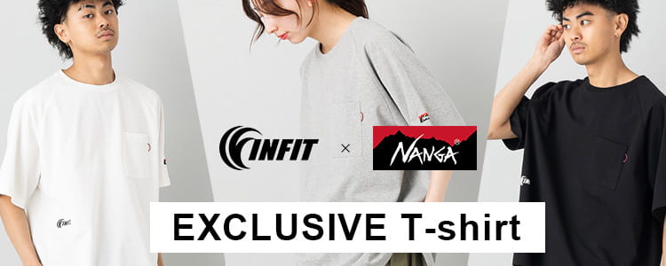 INFIT×NANGA 別注Tシャツ発売中！