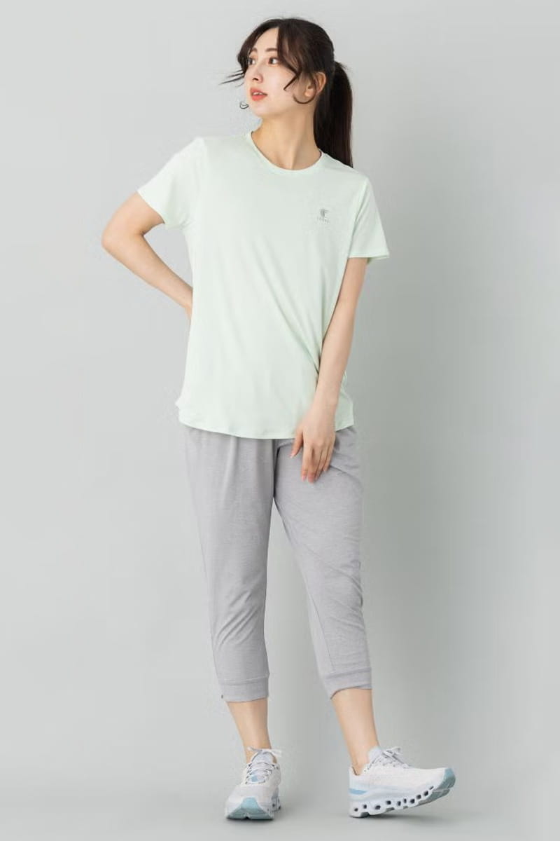 ルーズフィットクロップドパンツ コーデ1