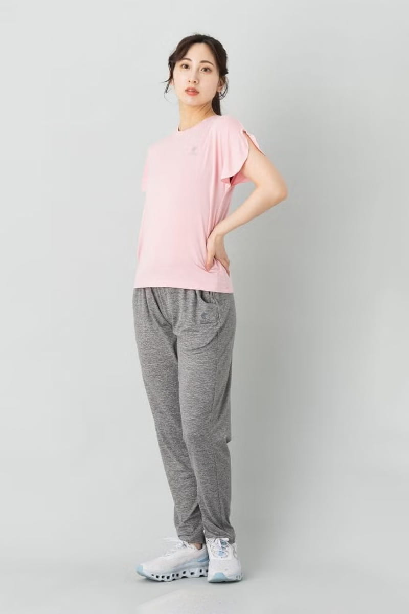ソフトタッチロングパンツ コーデ2