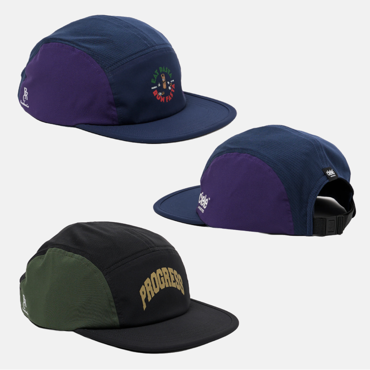 ciele×PRC キャップ Navy×Purple