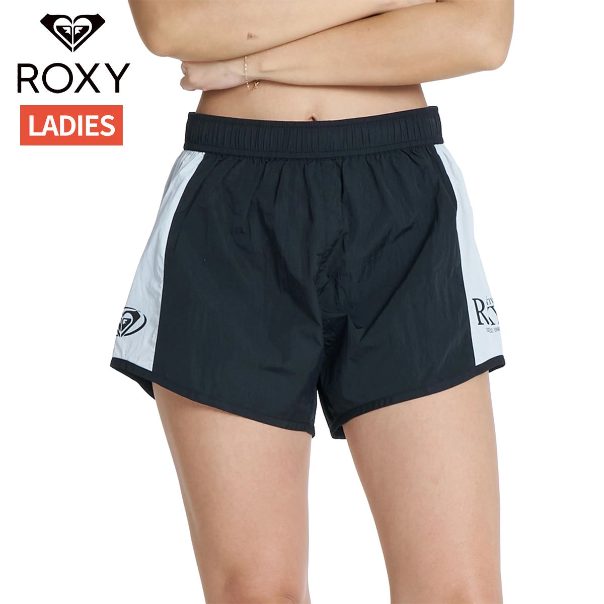 ロキシー アーシー クリスプ 配色ランニングショートパンツ ROXY