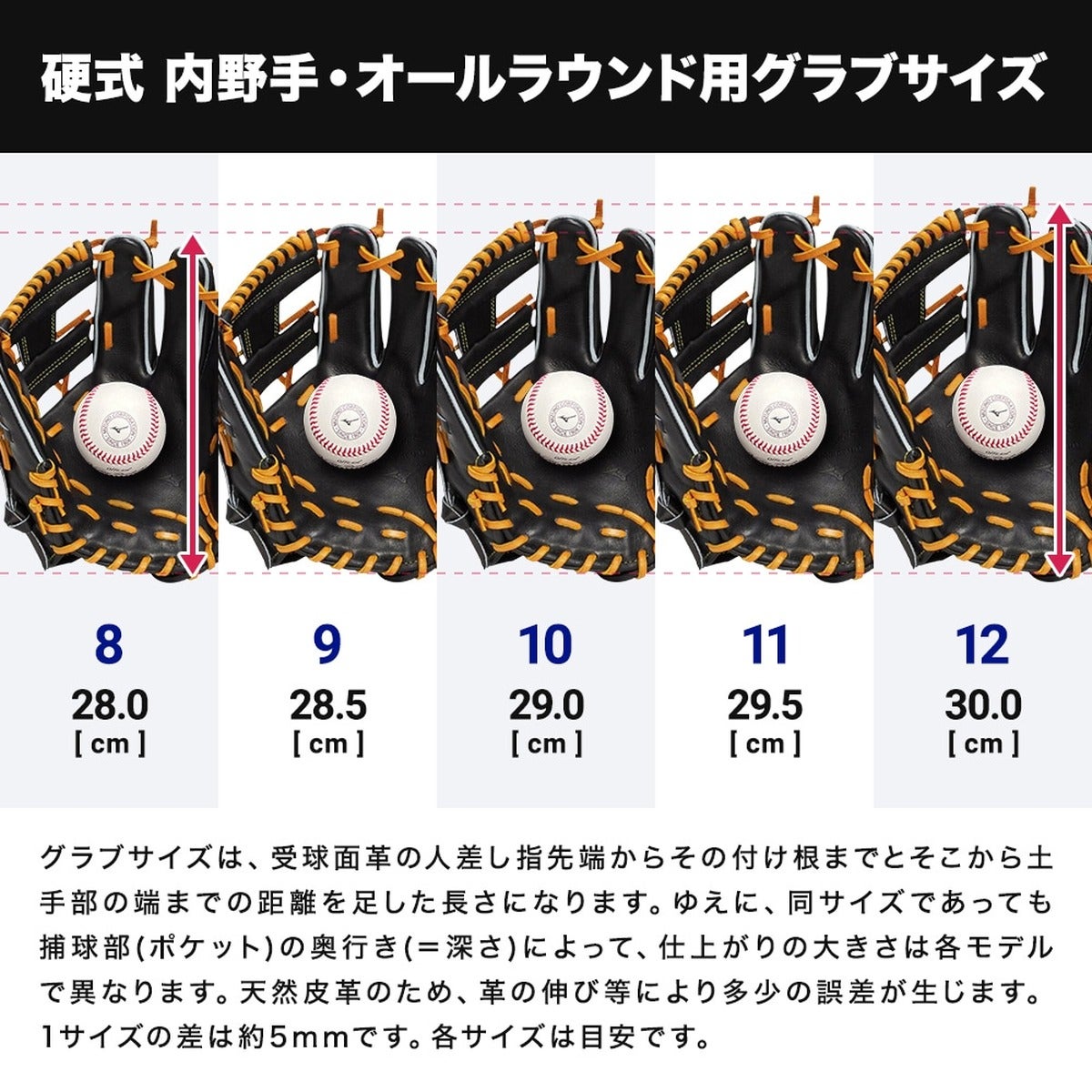 ミズノ 専用グラブ袋付き 硬式用グラブ 内野手用 坂本モデル サイズ9