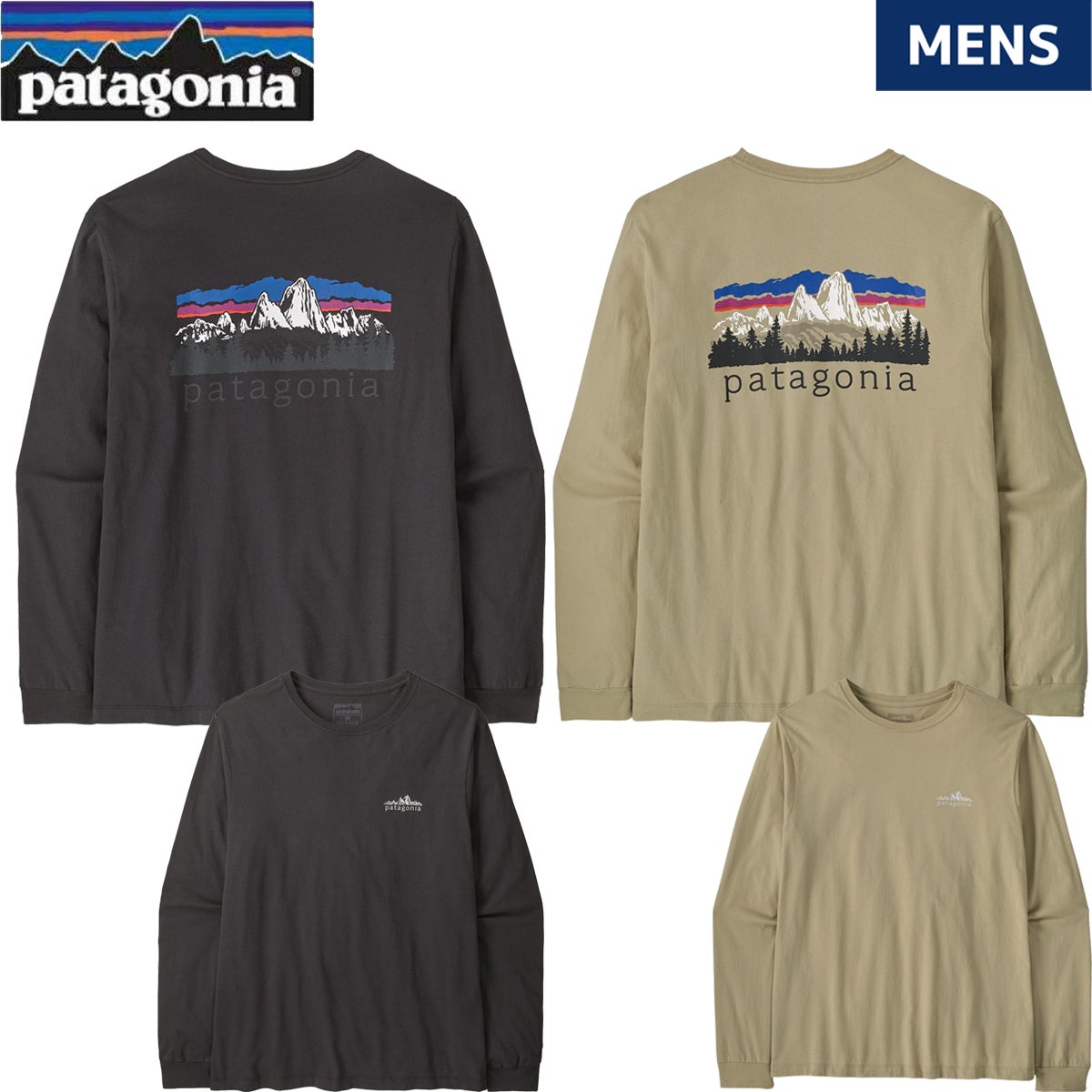 パタゴニア ロングスリーブ・P-6ロゴ・レスポンシビリティー PATAGONIA