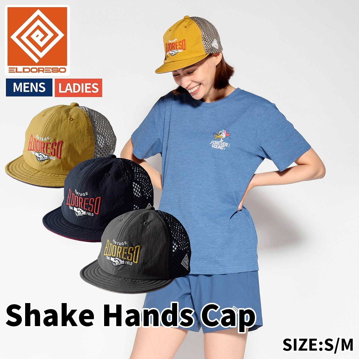 エルドレッソ スポーツ 帽子 キャップ ELDORESO Shake Hands Cap