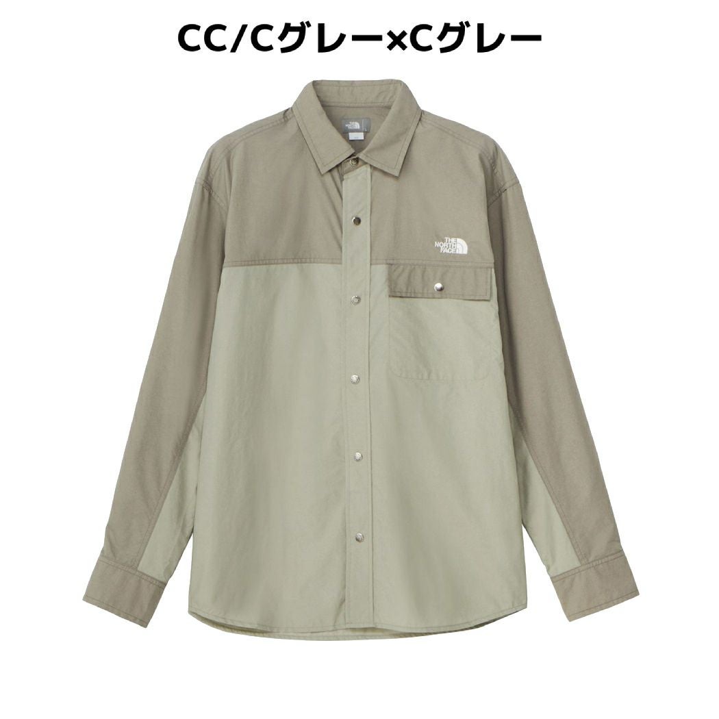 ザ・ノース・フェイス ロングスリーブヌプシシャツ 登山 アウトドア