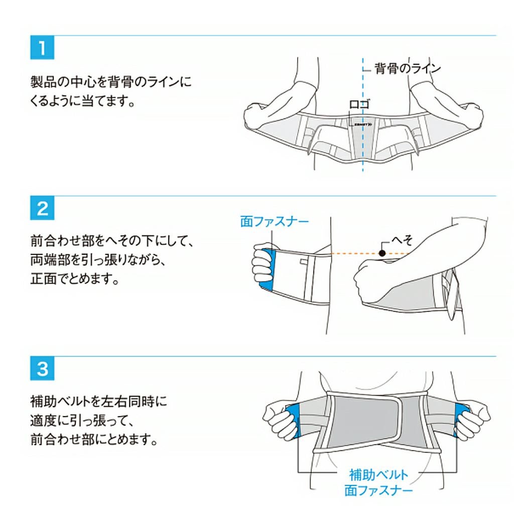 ザムスト 腰用サポーター サポート ソフトサポート ソフト 軽量 薄型