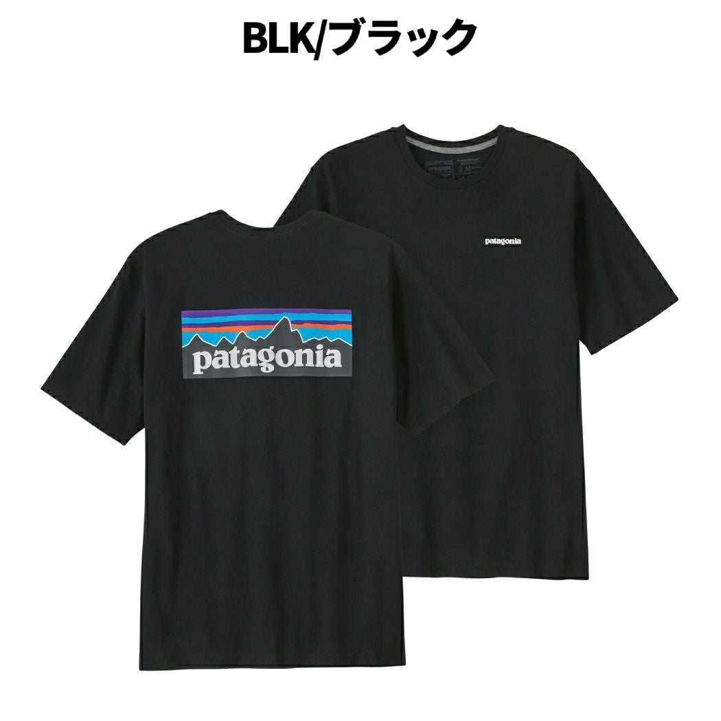 極美品 即完売 パタゴニア P6ロゴTシャツ 18SS 今期 人気サイズS patagonia（パタゴニア） Tシャツ 半袖 メンズ P-6 ロゴ レスポンシビ