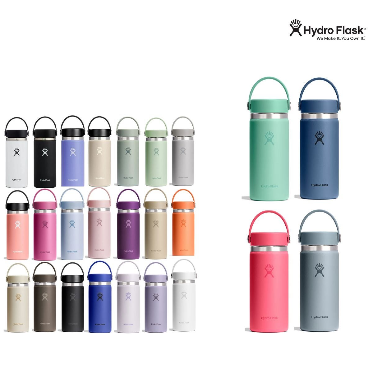 【新品未使用】Hydro Flask 16oz 473ml DAIWA(ダイワ) ハイドロフラスク 16オンス ワイドマウス 473ml Hydro Flask 16oz Wide