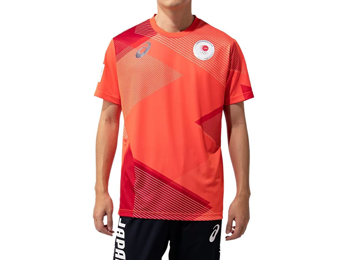 アシックス asics Tシャツ オリンピック日本代表選手団エンブレム JOC