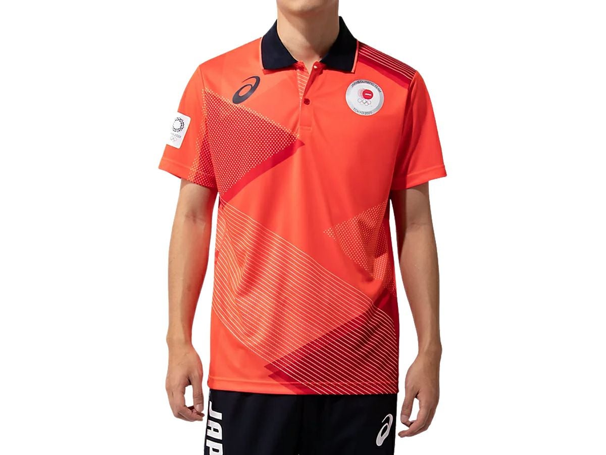 ASICS ポロシャツ 日本代表U アシックス asics ポロシャツ オリンピック日本代表選手団エンブレム
