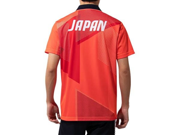 アシックス ポロシャツ オリンピック日本代表選手団エンブレム JOC