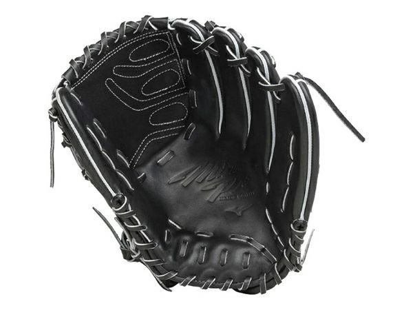 ミズノMIZUNO専用グラブ袋付きミズノプロブランドアンバサダー軟式用グラブ投手用田中型一般ブラック野球軟式グローブピッチャー1AJGR98201-09