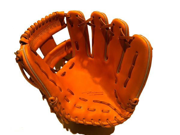 IPセレクト　オレンジ 硬式野球グローブ アイピーセレクト ipセレクト 専用グラブ袋付き 硬式用グラブ 内野手用