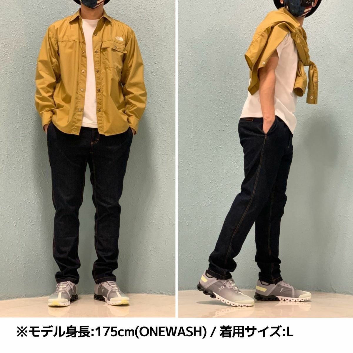 グラミチ ストレッチデニムNN-パンツクロップド カジュアル アウトドア