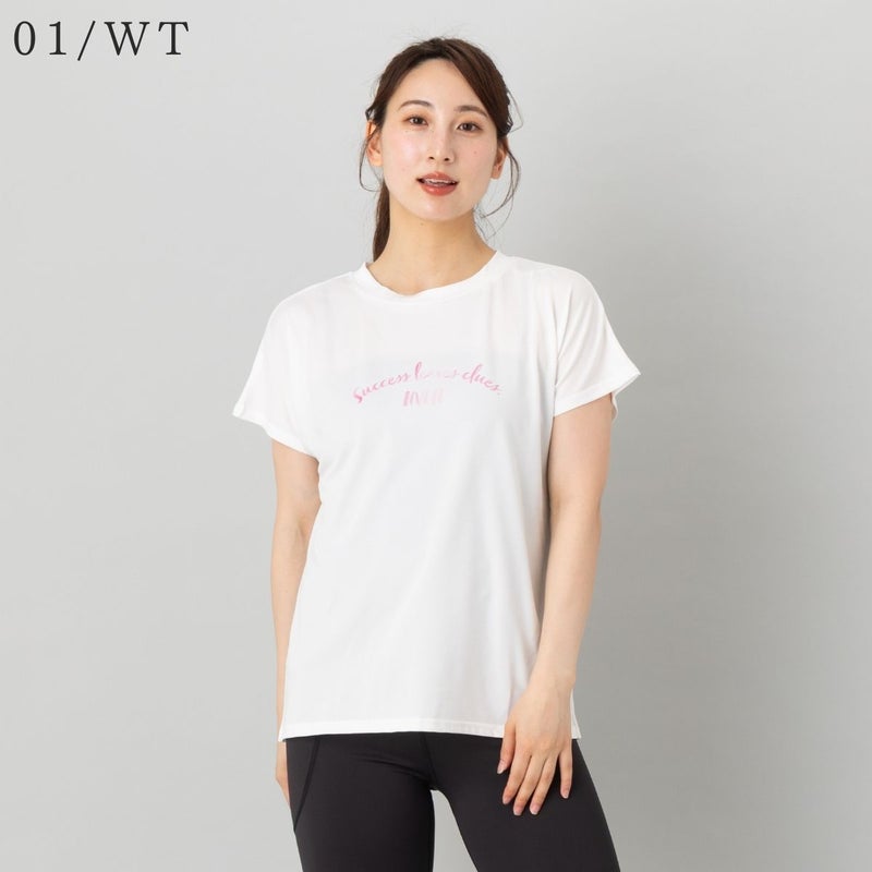 ヨガウェアトップスyogaフィットネスTシャツレディーススポーツストレッチUVカットインフィットINFITビヨンド天竺ストレッチＴシャツNK312081