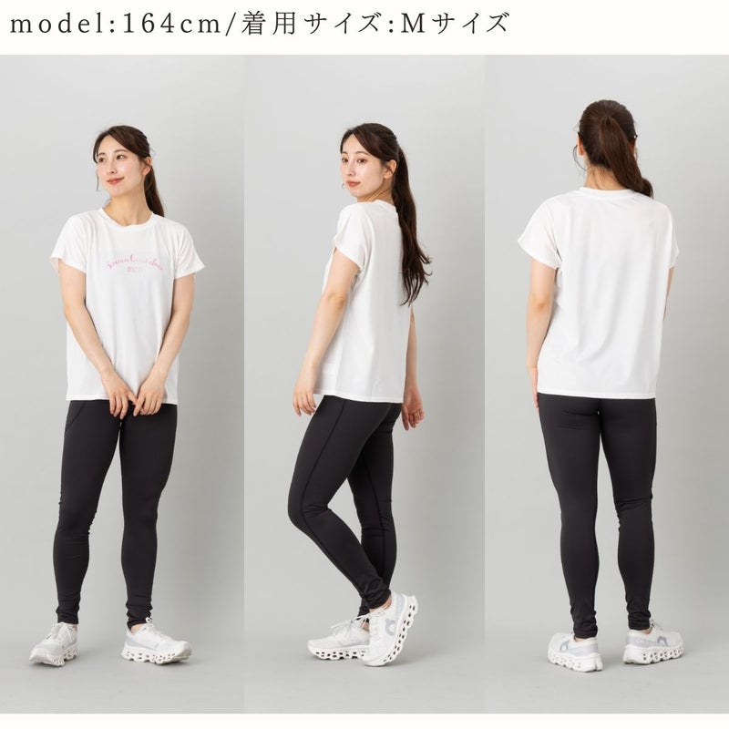 ヨガウェアトップスyogaフィットネスTシャツレディーススポーツストレッチUVカットインフィットINFITビヨンド天竺ストレッチＴシャツNK312081