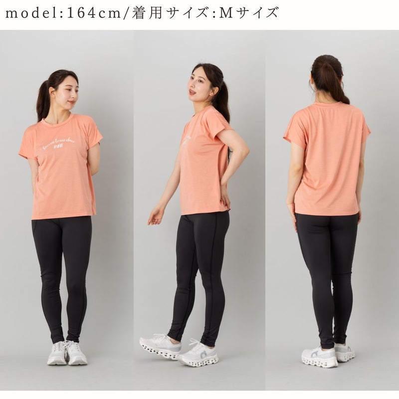 ヨガウェアトップスyogaフィットネスTシャツレディーススポーツストレッチUVカットインフィットINFITビヨンド天竺ストレッチＴシャツNK312081