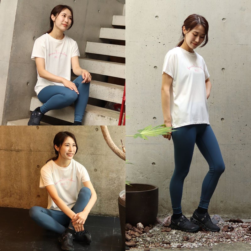 スポーツウェアTシャツトップスフィットネスランニングヨガTシャツレディーススポーツ半袖吸汗速乾UVカット紫外線対策ストレッチ伸縮ビヨンド天竺インフィットINFIT