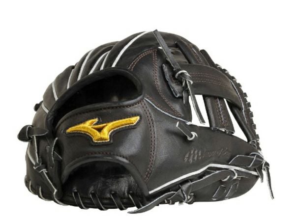 ミズノ 専用グラブ袋付き ミズノプロ 硬式用グラブ 内野手用2 一般 橙