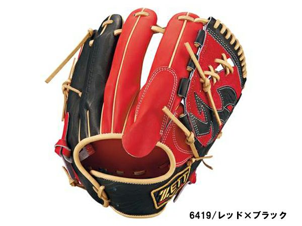 ゼット ZETT 専用グラブ袋付き プロステイタス 軟式用グラブ 投手用