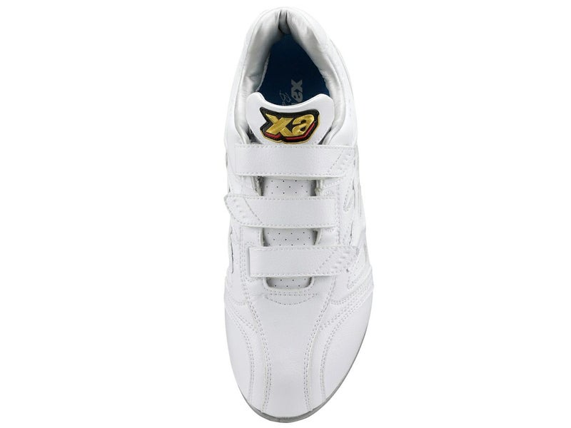 ザナックスXANAXトラストシリーズ樹脂底スパイクベルト式トラストTL日本製一般ホワイト白野球スパイクシューズBS326CL