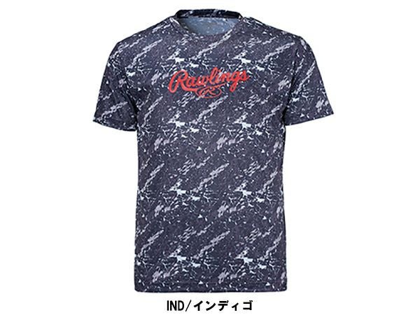 ローリングスRawlingsBIONICTシャツ一般緑紺グリーンカーキブルー野球トレーニングシャツ半袖AST12F03
