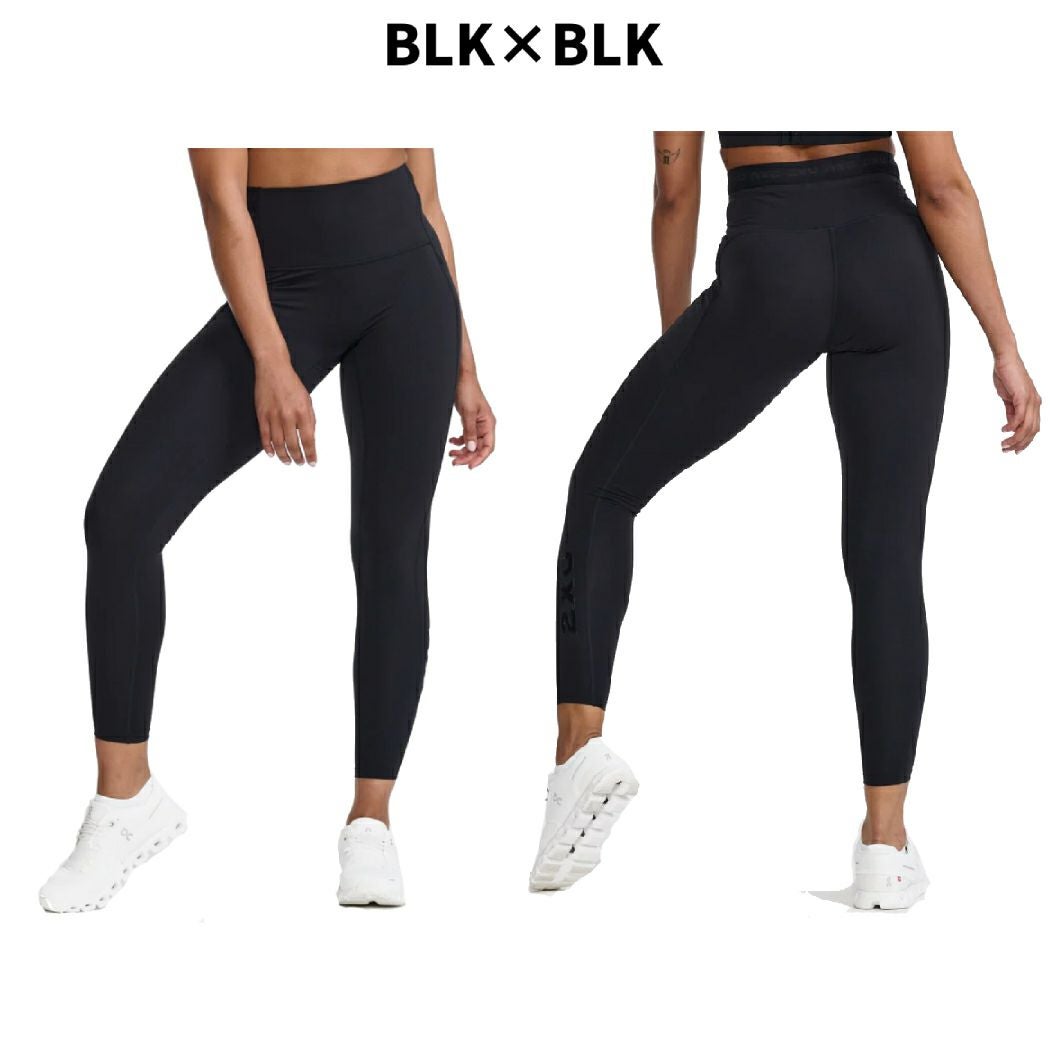 2XU タイツ ツータイムズユー PWXコンプレッションタイツ(ブラック) ランニング コアコンプレッションタイツ, 2XU コンプレッションタイツ 黒色×灰色