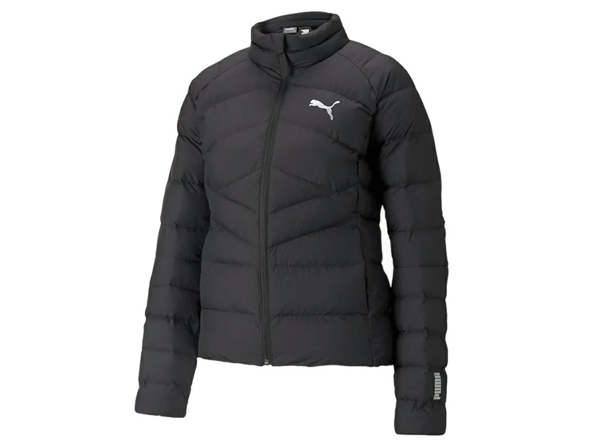 プーマPUMAwarmCELLワームセルライトウェイト中綿ジャケットレディース秋冬ブラック黒スポーツフィットネスアウタージャケット587704-01