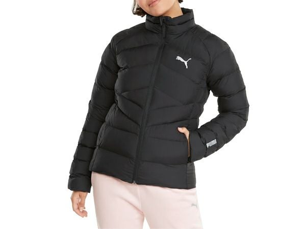 プーマPUMAwarmCELLワームセルライトウェイト中綿ジャケットレディース秋冬ブラック黒スポーツフィットネスアウタージャケット587704-01