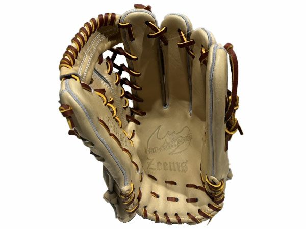ジームスZeems限定軟式用グラブ外野手用学生草野球ZEEMSロゴ野球軟式グローブSV-524GGN