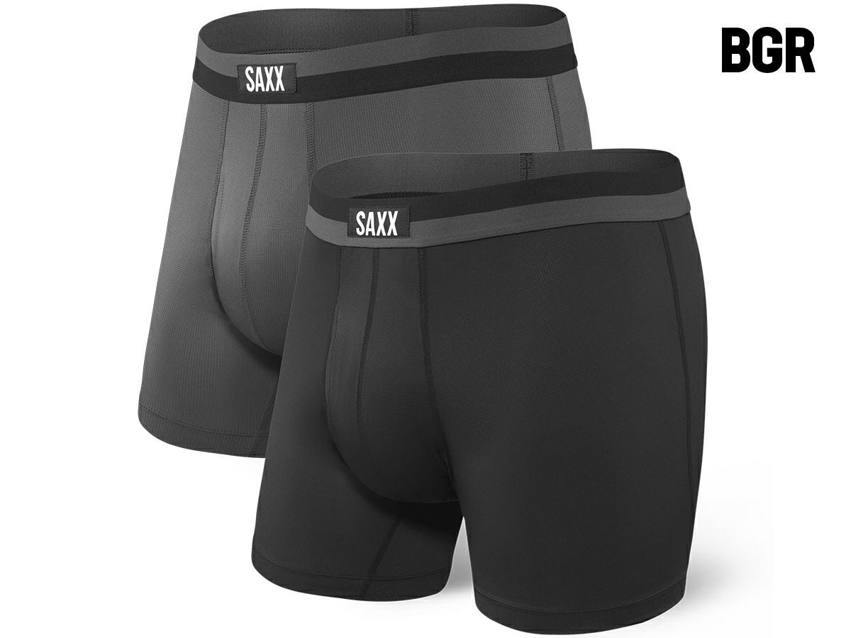 ボクサーパンツ 前開き 2枚組 セット SPORT MESH BOXER BRIEF FLY