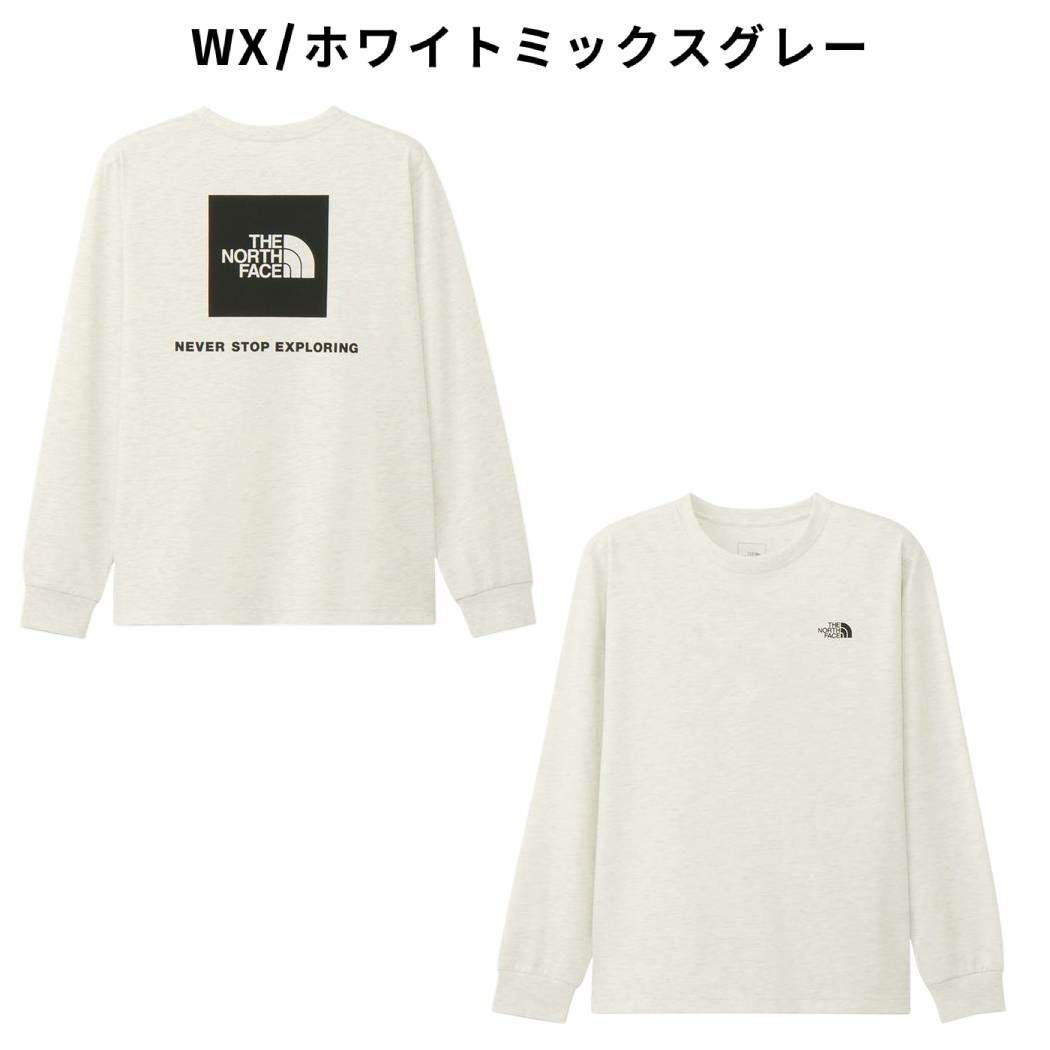 ザ・ノース・フェイス ロングスリーブバックスクエアロゴティー 長袖 T