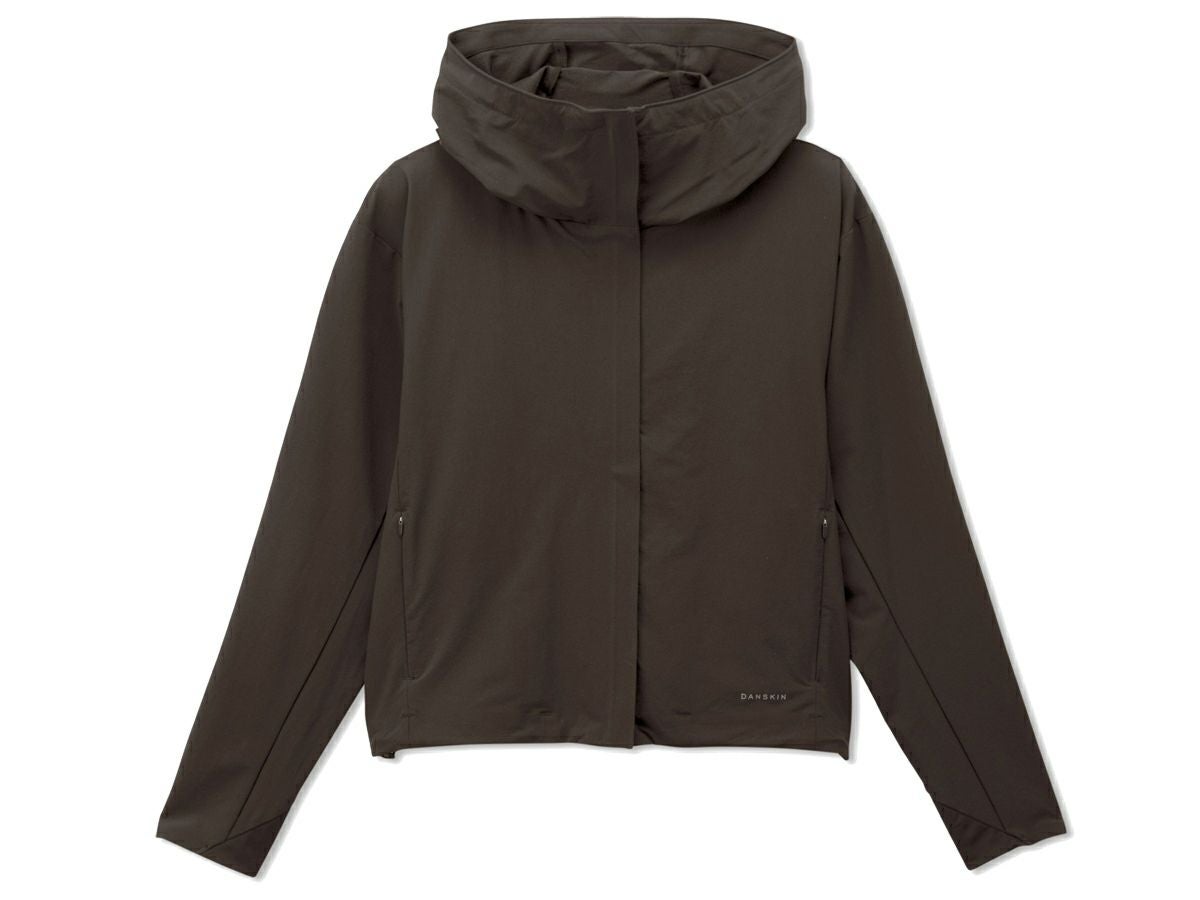 danskin STRETCH DOUBLE WEAVE JACKET ホワイト ダンスキン DANSKIN STRETCH DOUBLE WEAVE JACKET ストレッチダブル