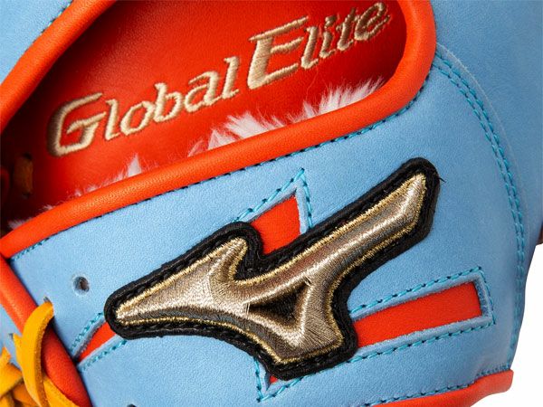 ミズノMIZUNO専用グラブ袋付きグローバルエリート軟式用グラブ一塁手用インフィニティNEOTK型オレンジレッド野球軟式グローブファーストミット1AJFR28300-2962/5221