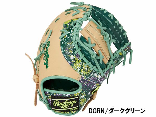 ファーストミット 緑 ローリングス ブリザード ウィザード 01 軟式用