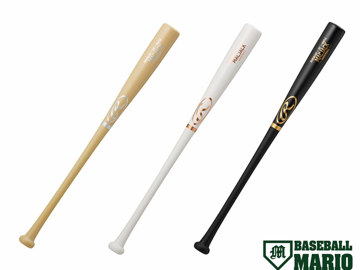 ローリングス Rawlings マックジャック 軟式用 木製バット ベージュ