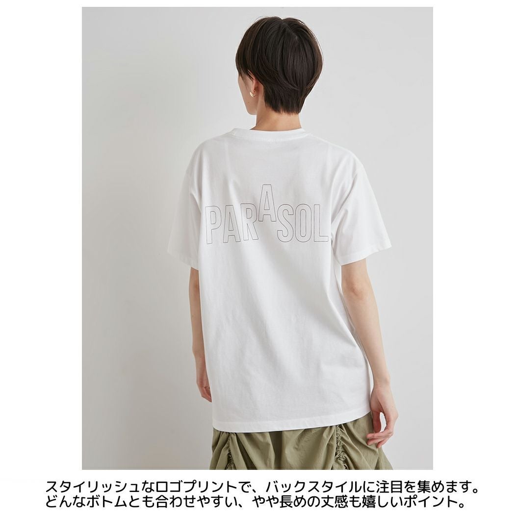 エミ Tシャツ アトリエ パラソル コットン 綿 カジュアル 半袖 シャツ
