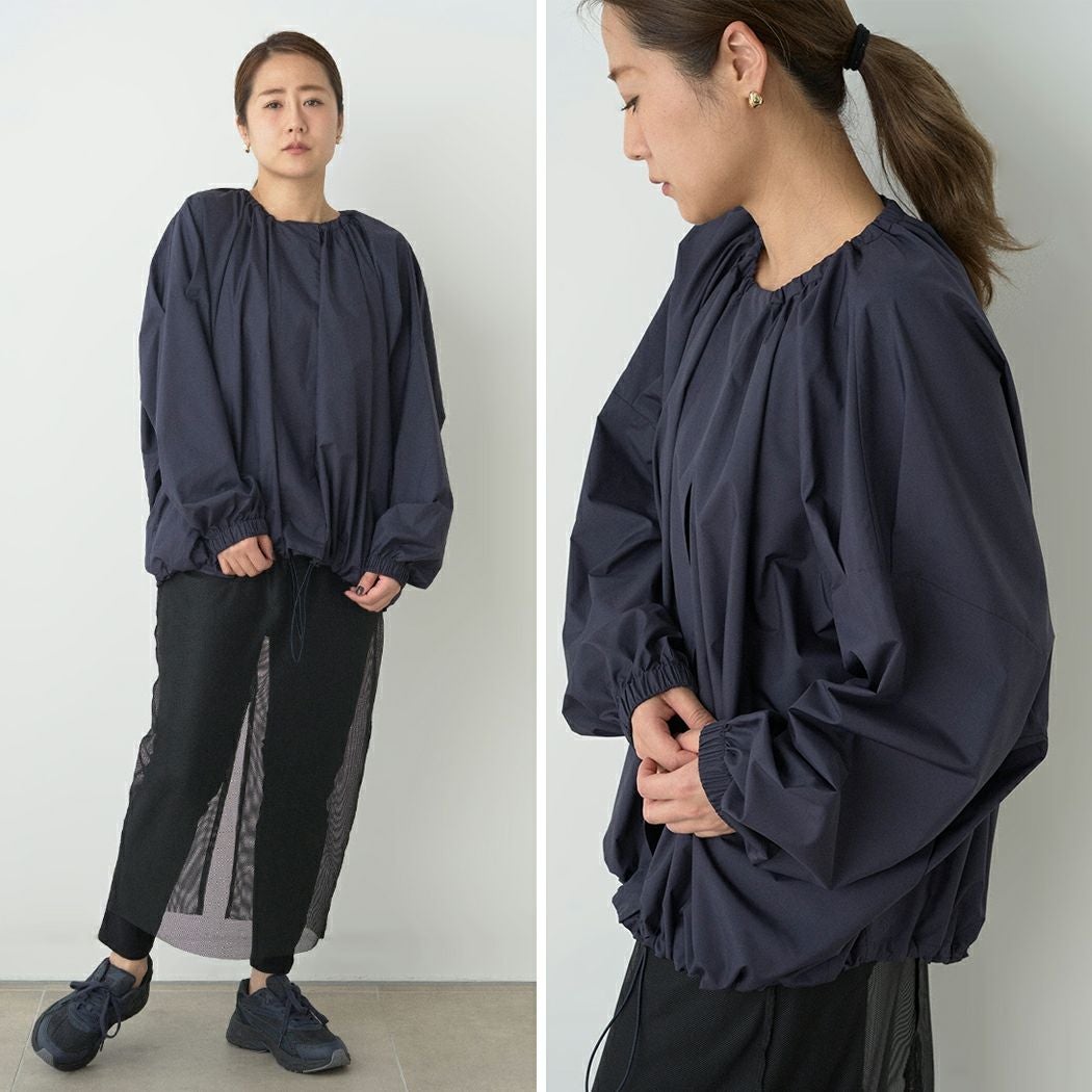 emmi atelier 金子綾 撥水ブルゾン ギャザー ドロスト ネイビー 13WFC232001_p_43_LL.jpg