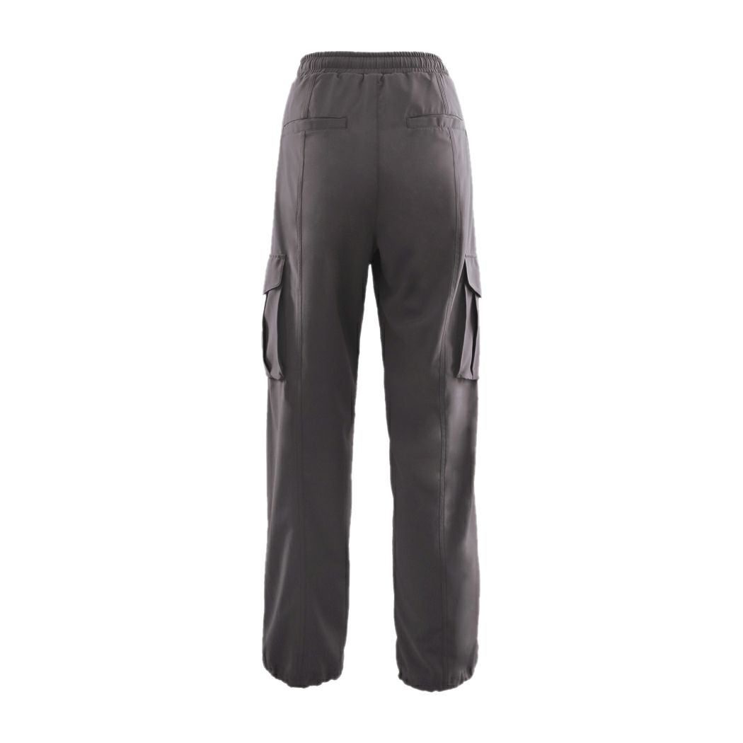 ジーフィット G-FIT エアパン カーゴロングパンツ レディース グレー