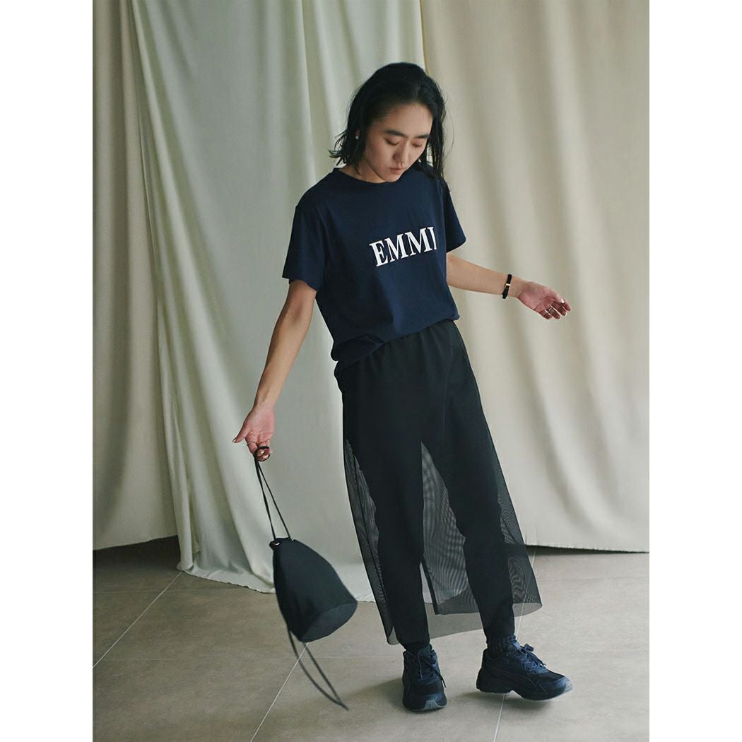 エミ emmi emmi atelier emmiロゴ和紙Tシャツ レディース 春 夏