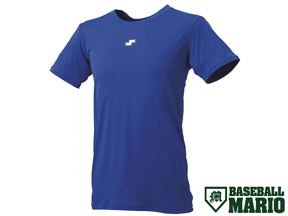 エスエスケイSSKAiryfunジュニアローネック半袖アンダーシャツ野球インナーアンダーシャツSCF230LHJ-63