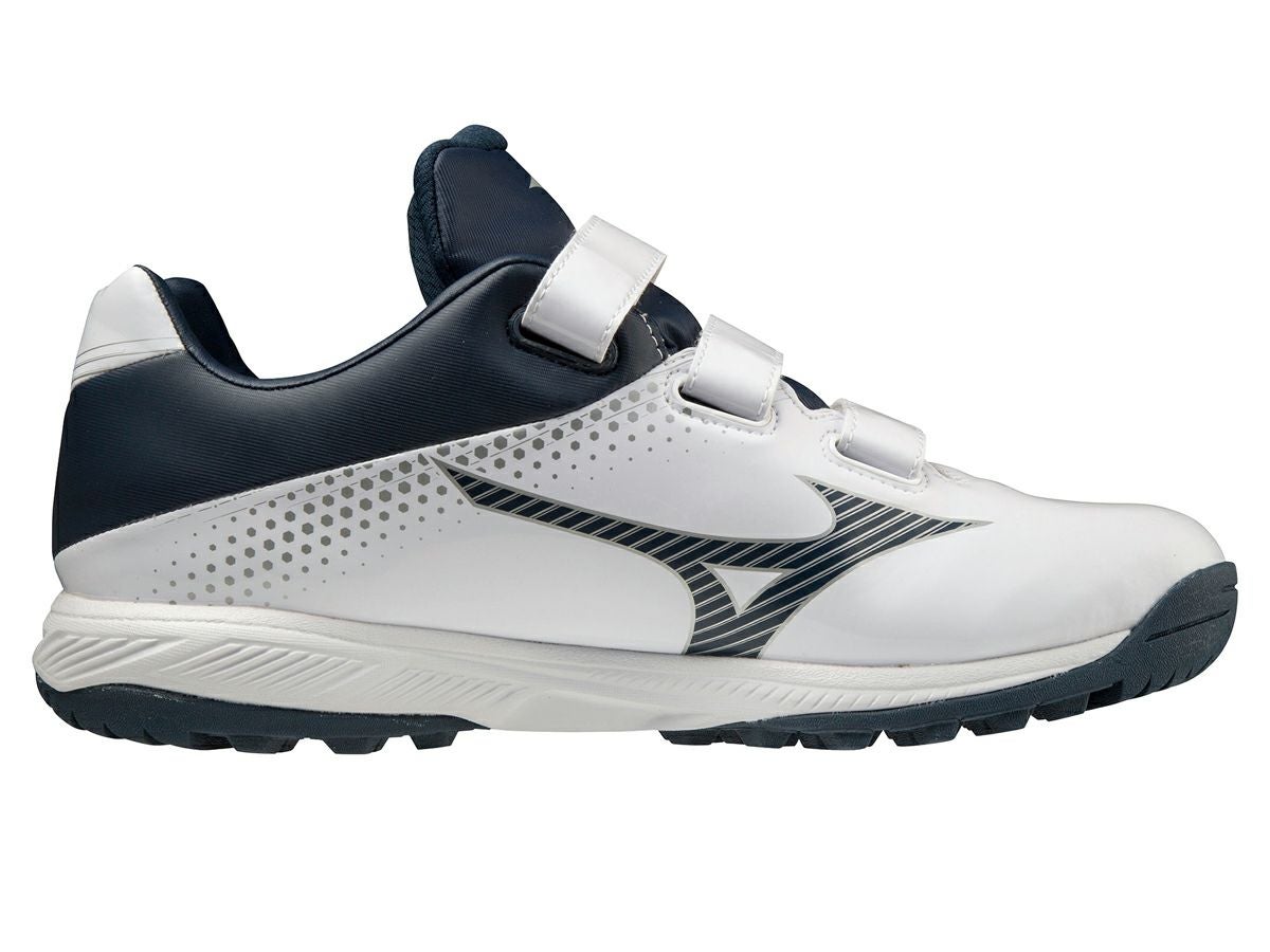 ミズノ MIZUNO ライトレボトレーナーCR ホワイト ネイビー レッド 野球