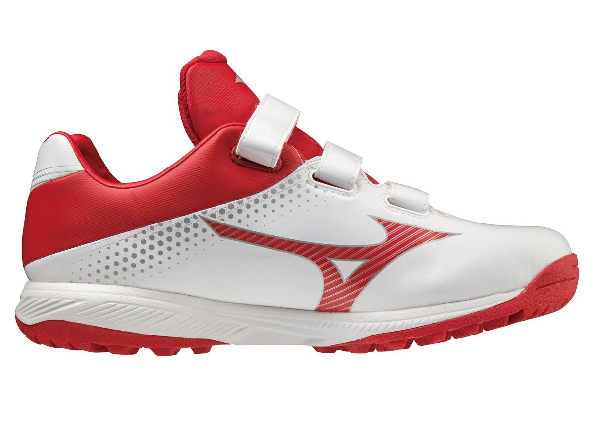 ミズノ MIZUNO ライトレボトレーナーCR ホワイト ネイビー レッド 野球