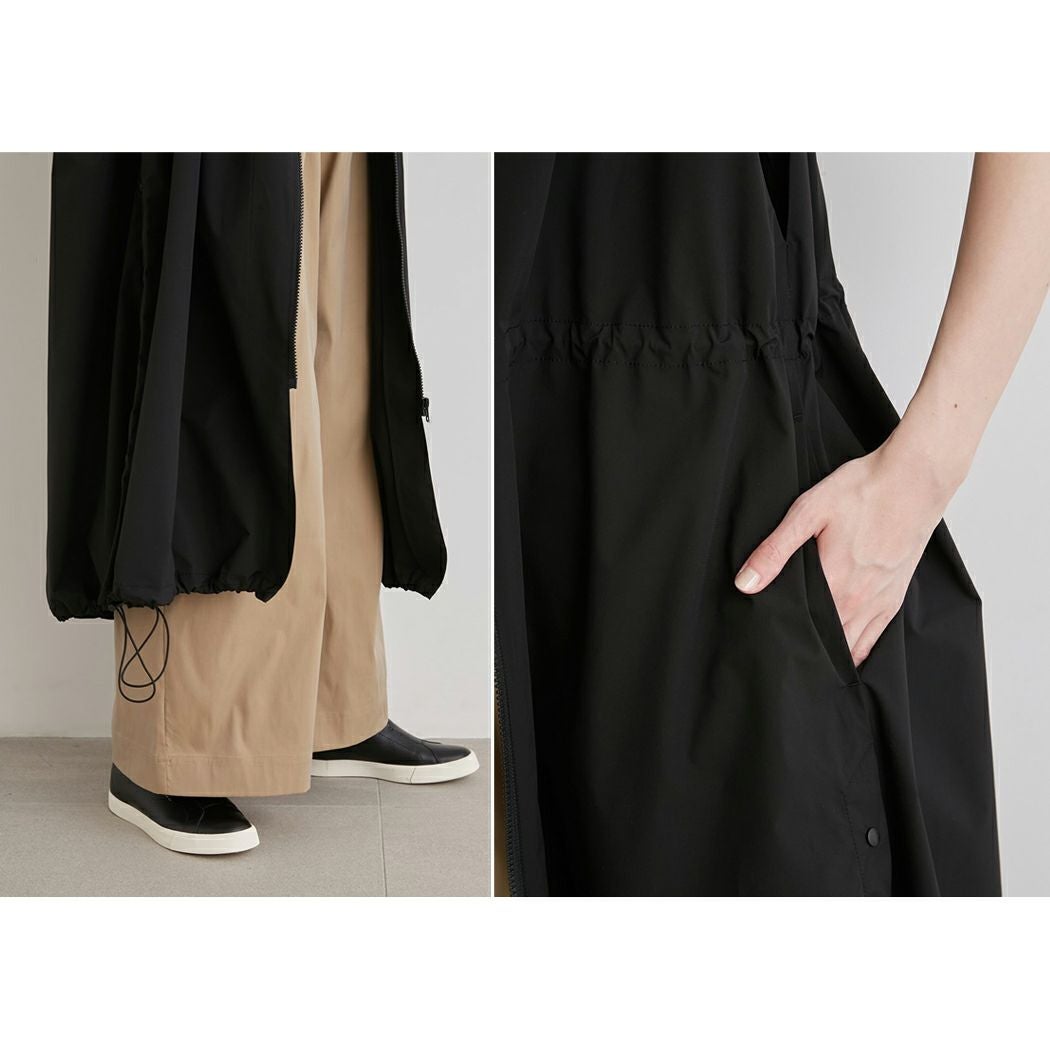 エミ emmi emmi atelier 3WAYレイヤード撥水ナイロンコート レディース