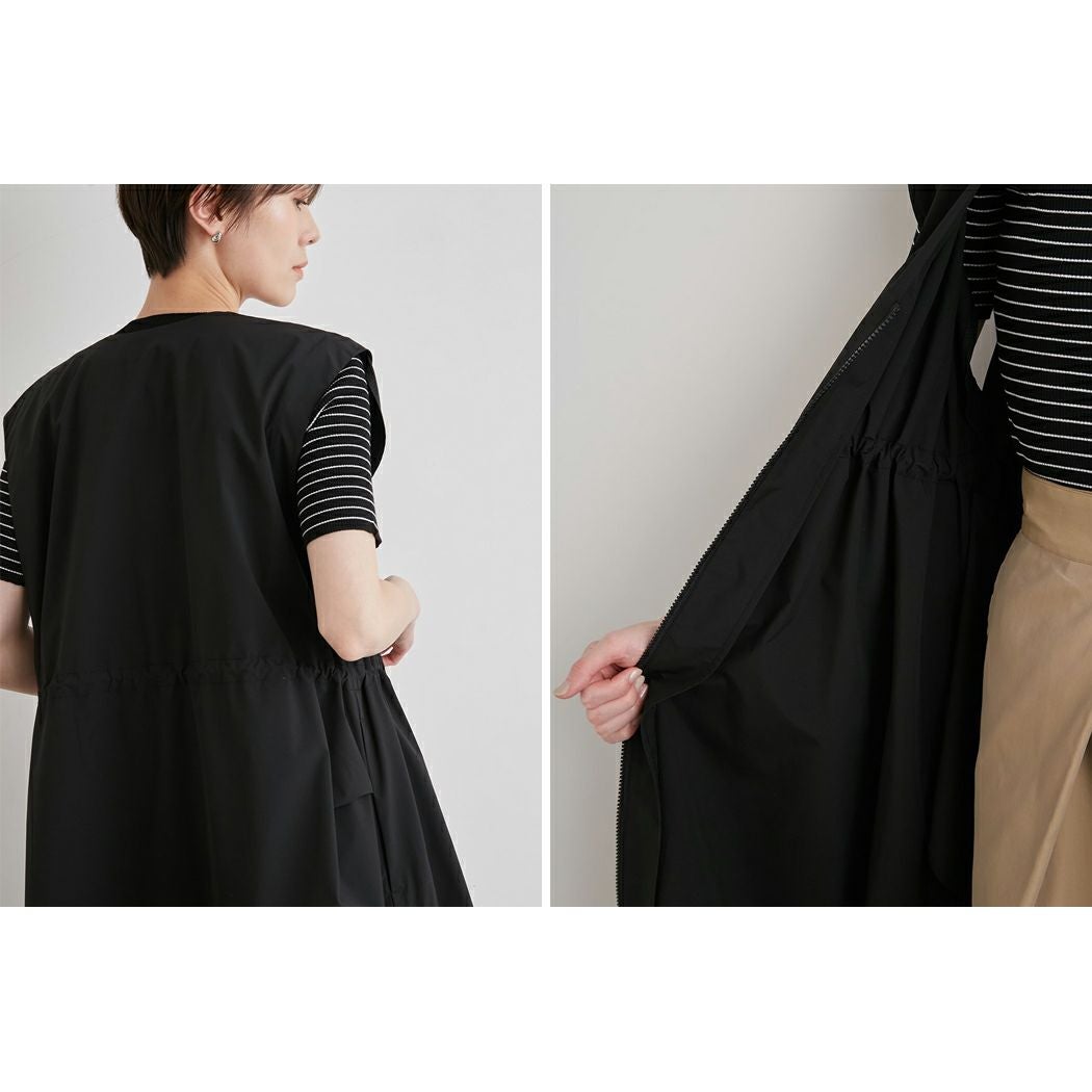 エミ emmi emmi atelier 3WAYレイヤード撥水ナイロンコート レディース