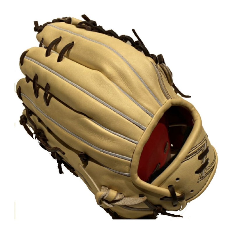 ジームスZeems軟式用グラブ三方親外野手用コウモリ型ロゴ学生対応一般野球軟式グローブ外野手用SV-526GGN